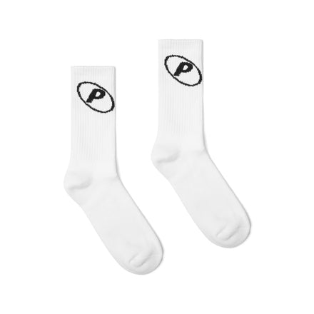 P Crew Socks (white)