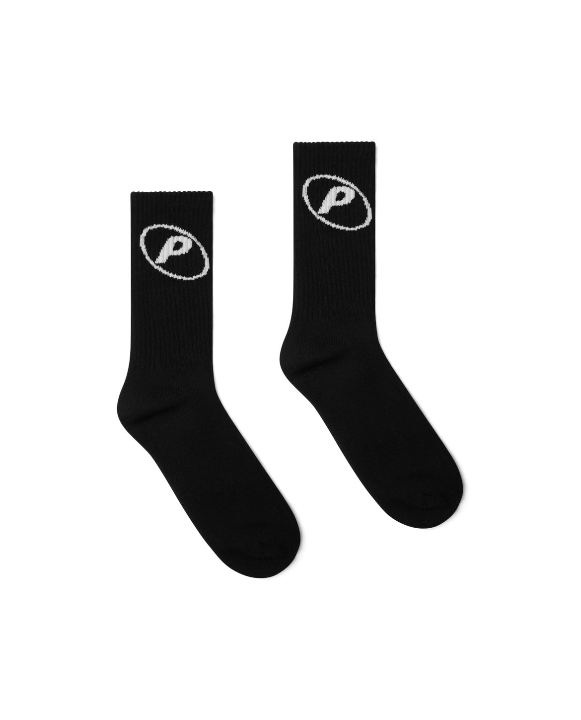 P Crew Socks (black)